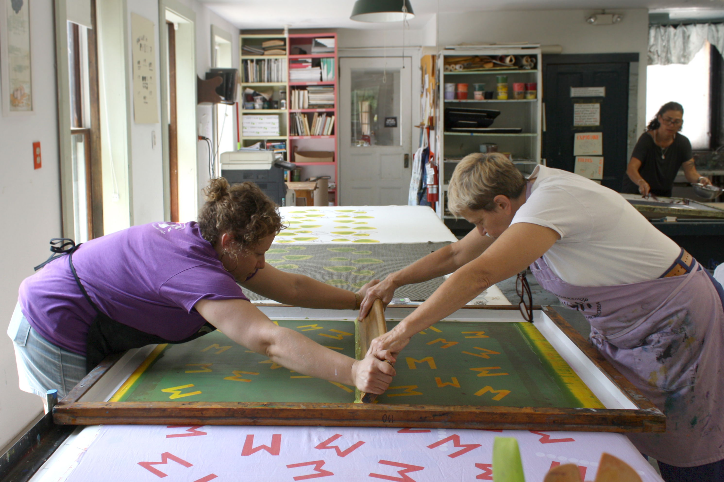 Women's Studio Workshop printing